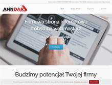 Tablet Screenshot of anndar.pl